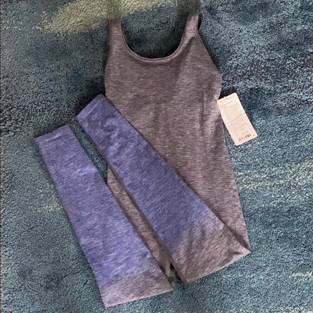 NWT Lululemon Balance & Resist Onesie (ombré)